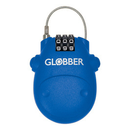 Globber Lock zapięcie zabezpieczające linka kłódka na szyfr / 532-100 Navy Blue
