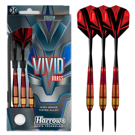 Rzutki Harrows Vivid Steeltip, red