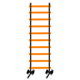 Drabinka treningowa 4m -10 szczebli, pomarańczowa DT10-4M-O
