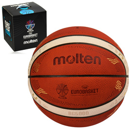 B7G5000-E5Z Piłka do koszykówki Molten EUROBASKET 2025 Oficjalna piłka meczowa + pudełko