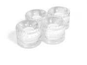 Kółka do fiszki 59x46 mm półprzezroczyste białe