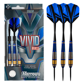 Rzutki Harrows Vivid Steeltip, blue