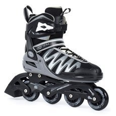 Rolki rekreacyjne SMJ sport PW-150N męskie szare 76 mm ABEC-5