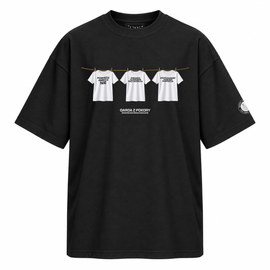 TETRYCY t-shirt 'KOSZULKI' - czarny