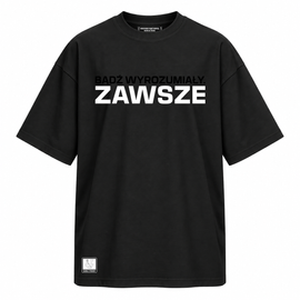 TETRYCY t-shirt 'BĄDŹ WYROZUMIAŁY. ZAWSZE' - czarny