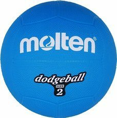 DB2-B Piłka gumowa Molten dodgeball size 2