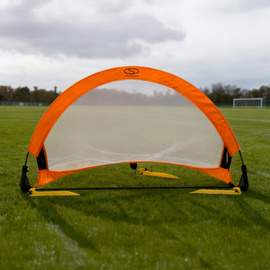 Bramka piłkarska treningowa pop-up - pomarańczowa (S) 76x45x45 cm