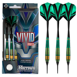 Rzutki Harrows Vivid Softip, green