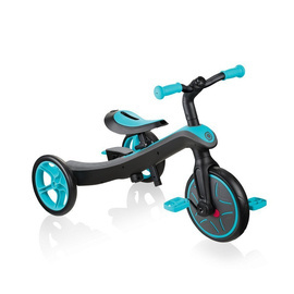 Rowerek 2w1 trójkołowy / biegowy Globber Explorer Trike / Teal 630-105