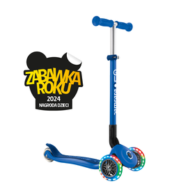Hulajnoga 3-kołowa Globber Primo Foldable Lights 432-100-3 Navy Blue