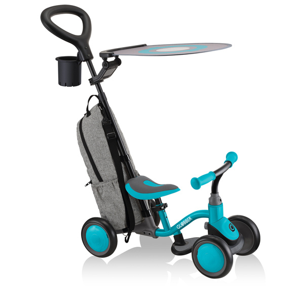 Rowerek wielofunkcyjny Globber LEARNING BIKE 3w1 DELUXE 639-105 Teal