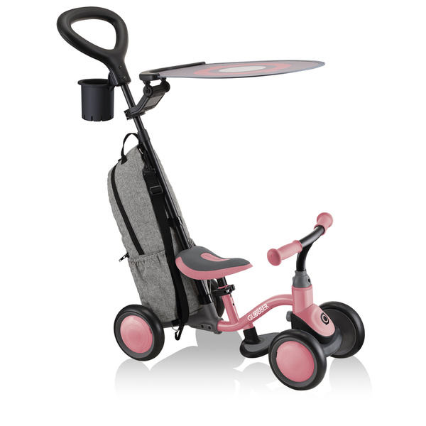 Rowerek wielofunkcyjny Globber LEARNING BIKE 3w1 DELUXE 639-211 Deep Pastel Pink