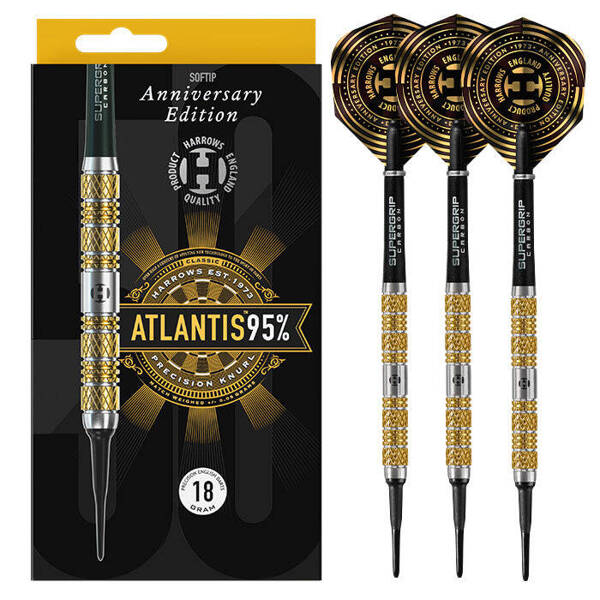 Rzutki Harrows  ATLANTIS 95% 50th ANNIVERSARY EDITION softip