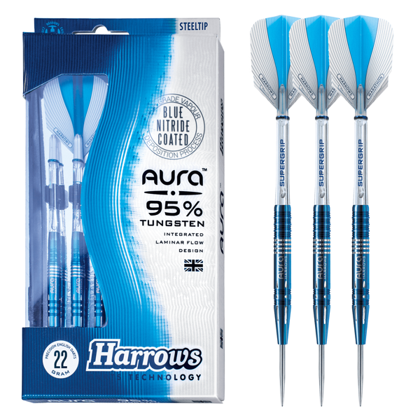 Rzutki Harrows Aura 95% Steeltip A1