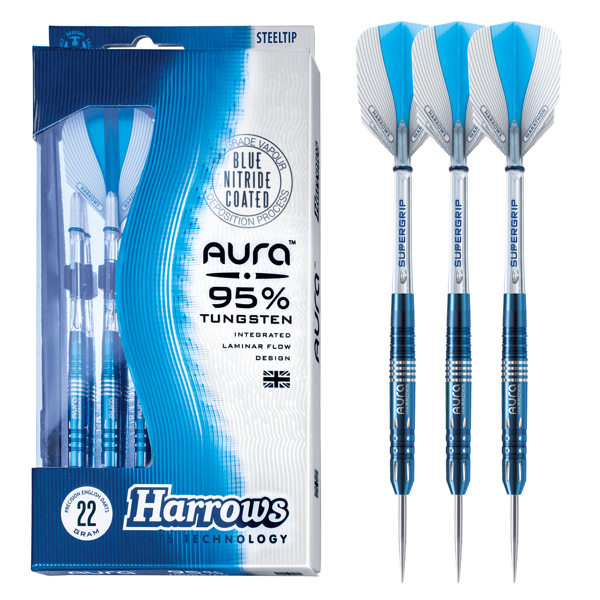 Rzutki Harrows Aura 95% Steeltip A2